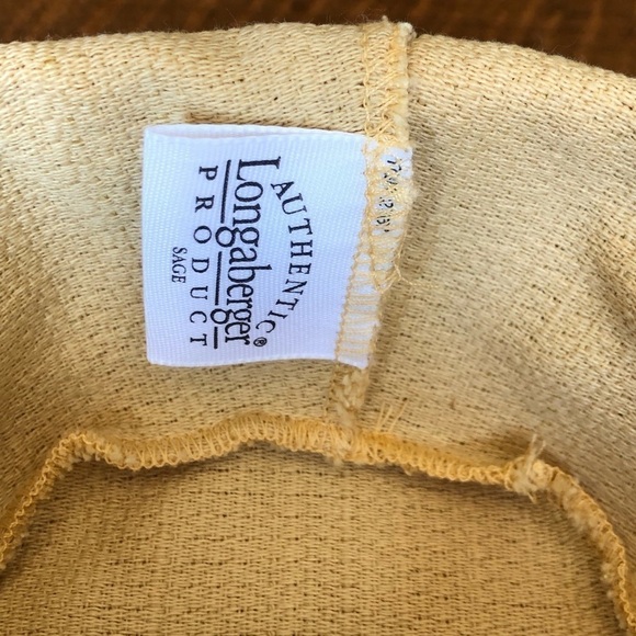 Longaberger Small Hexagon Handwoven Basket Fabric Liner - Picture 10 of 13